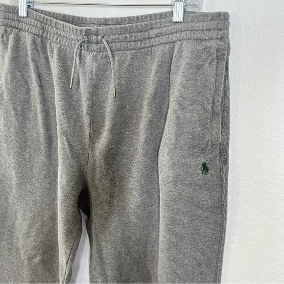 Polo Ralph Lauren Sweatpants Men’s Large Pants Gray Drawstring Pockets G - Picture 3 of 10